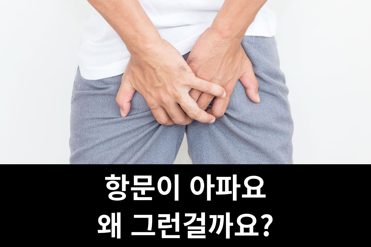 똥꼬가 아파요